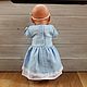 Clothes for dolls, blue dress for dolls made of natural linen. Clothes for dolls. molinialife. Online shopping on My Livemaster.  Фото №2