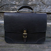Сумки и аксессуары handmade. Livemaster - original item Leather briefcase in business fashion style.Umberto. Handmade.