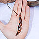 Order Pendant made of wood 'dragon's Claw' (Eben Makassar). OakForest Wooden Jewelry. Livemaster. . Pendant Фото №3