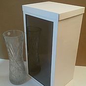 Сувениры и подарки handmade. Livemaster - original item High box with side window made of cardboard. Handmade.