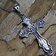 Male Orthodox Cross made of 925 sterling silver (VIDEO) HH0076. Cross. Sunny Silver. My Livemaster. Фото №6