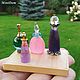 Order Accessories for dolls - magic bottles and wooden table for miniature. MiniDom (Irina). Livemaster. . Doll furniture Фото №3