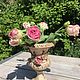 Vase 'Roses', porcelain, handmade, Bassano, Italy, Vintage vases, Arnhem,  Фото №1
