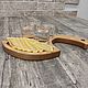 Подарок на 23 февраля. Шотница "Топор". Подносы. Welovewood. Интернет-магазин Ярмарка Мастеров.  Фото №2