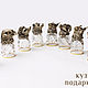 Stacks of shifters 'Lesnaya Bratva', crystal, Shot Glasses, Vacha,  Фото №1