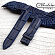24 mm Crocodile Leather Watch Strap. Watch Straps. BurlakovStraps. Online shopping on My Livemaster.  Фото №2