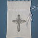 Order Cross or curl storage pouch. Gradeva Anna Christening sets (krestimbaby). Livemaster. . Baptismal pouch Фото №3