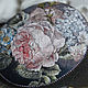  "Bouquet Dans Les Tons d'Hiver". Брошь-булавка. EmbroideryART (vasilevamaria). Ярмарка Мастеров.  Фото №5