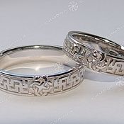 Русский стиль handmade. Livemaster - original item Rings of well-Being with a wedding Planner. Handmade.