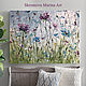 Flowers oil on canvas Floral carpet, Pictures, Moscow,  Фото №1