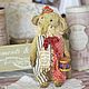 Слоник тедди Жан. Мишки Тедди. Vintage bears Фоменко Ольга. Интернет-магазин Ярмарка Мастеров.  Фото №2