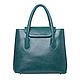 Women's leather bag 'Vanessa' (emerald). Crossbody bag. Russian leather Guild. My Livemaster. Фото №5
