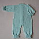 Mint Bunny romper. Overall for children. 4 children-baby. My Livemaster. Фото №4