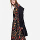 Combo coat with author embroidery Ksenia Knyazeva. Coats. Super Fabrics. Online shopping on My Livemaster.  Фото №2