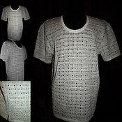 Мужская одежда handmade. Livemaster - original item 100% linen Men`s t-shirt 