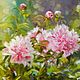 Oil painting Sunny day, peonies, Pictures, Vyshny Volochyok,  Фото №1