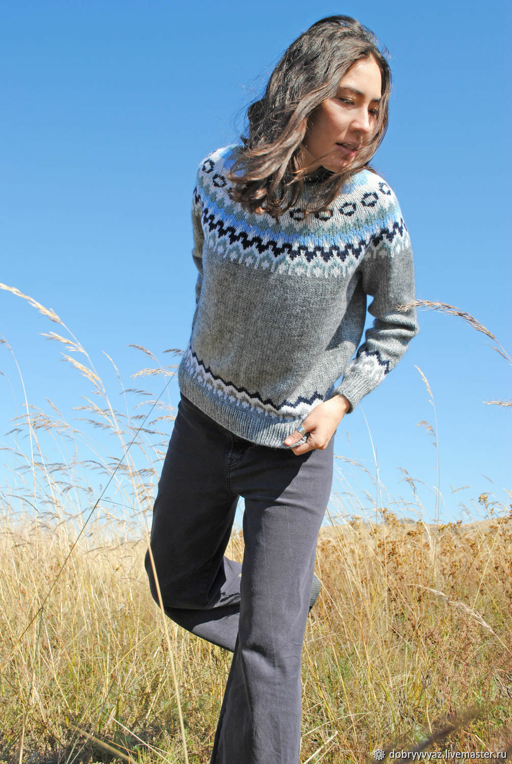 Sueter de punto de alpaca y Merino para mujer sueter Noruego NAQNMCOM Sweaters Ulan Ude