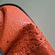 Оранжевая кожаная сумка оранжевого цвета из настоящей кожи страуса. Классическая сумка. СУМКИ  РИДИКЮЛИ  СОЛОХИ  ОБОДКИ. Ярмарка Мастеров.  Фото №8
