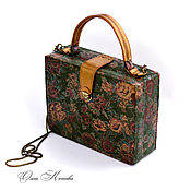 Сумки и аксессуары handmade. Livemaster - original item Handbag briefcase box suede evening women`s Spring. Handmade.