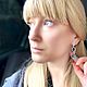 Earrings with Swarovski crystals. Stud earrings. TADAM-jewelry (TADAM-jewelry). Online shopping on My Livemaster.  Фото №2