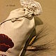 Мешочек для черного хлеба"Благославения". Хлебницы. ot Natalis. Ярмарка Мастеров.  Фото №4