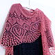 Order Downy shawl knitted Angelina, openwork shawl gossamer. Lace Shawl by Olga. Livemaster. . Shawls Фото №3