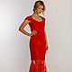Formal red dress-transformer, Dresses, Astrakhan,  Фото №1