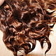 Order Hair for dolls is natural. ( Cappuccino) Curls curls for dolls. Hair and everything for dolls. Livemaster. . Doll hair Фото №3