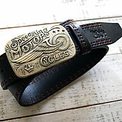 Money clip handmade from genuine leather