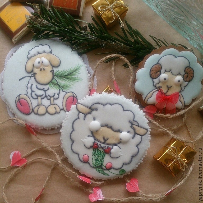 Семейка баранов ))))) пряник в интернет-магазине на Ярмарке Мастеров ...