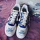 Order Custom sneakers with Ronaldo print Customization painting sneakers. nataliadenimart. Livemaster. . Sneakers Фото №3
