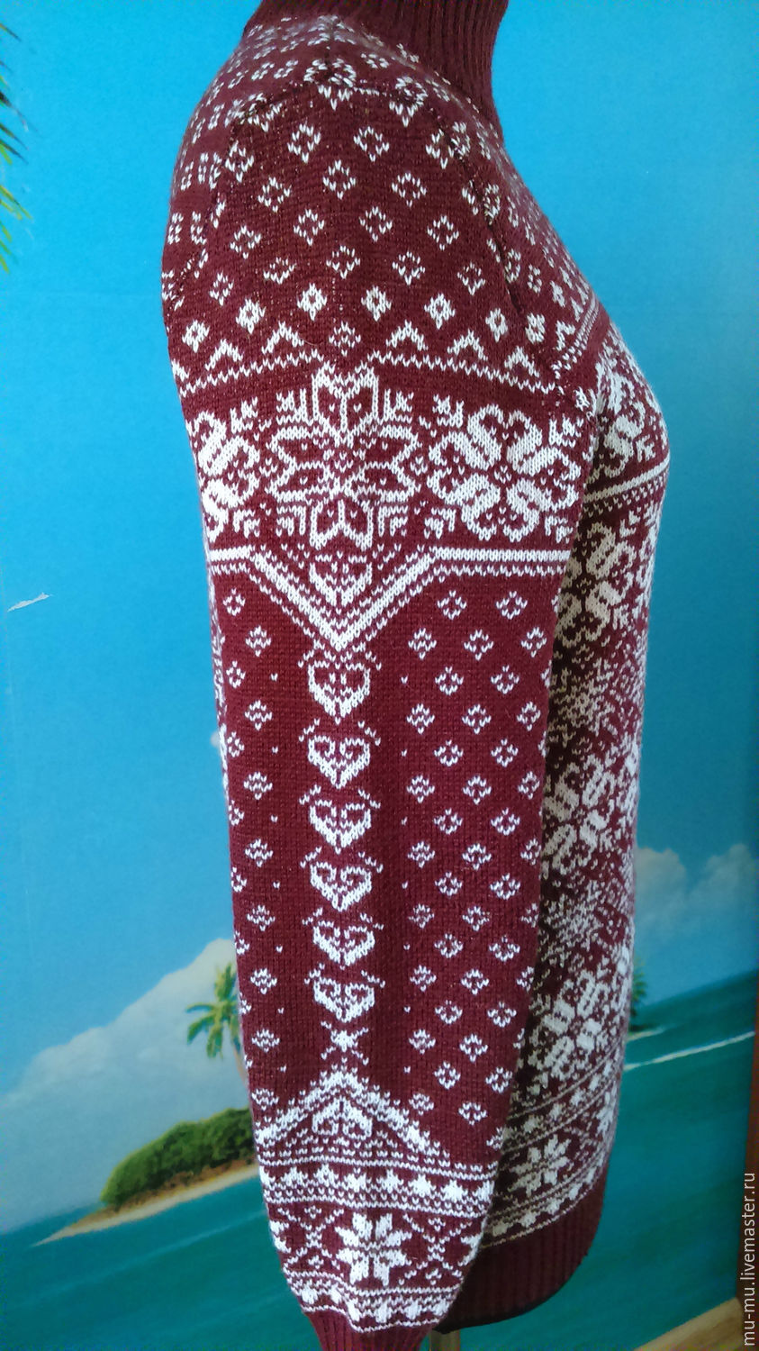 Джемпер с рисунком с доставкой