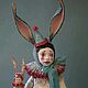 Teddy doll bunny Pierrette, Teddy Doll, Nizhny Novgorod,  Фото №1