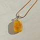 Amber pendant amber pendant amulet on a chain. Pendant. BalticAmberJewelryRu Tatyana. Online shopping on My Livemaster.  Фото №2