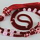 Sautoire made of beads and quartz beads with a silk brush. Beads2. Magic box. My Livemaster. Фото №6