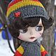 Set of clothes for Blythe doll (Blythe). Dress, hat, leg warmers. Clothes for dolls. DominikaSamara. My Livemaster. Фото №4
