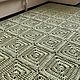 Вязаный ковер прямоугольный. Ковры для дома. Buton_Home_Decor. Ярмарка Мастеров.  Фото №6