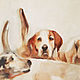 Order Hunting with dogs, oil painting on canvas. myfoxyart (MyFoxyArt). Livemaster. . Pictures Фото №3