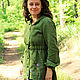 A linen duster with embroidery 'Forest grass'. Wind Jackets. Алена Тимофеева (indeeza). Online shopping on My Livemaster.  Фото №2