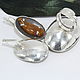 Jewelry set amber silver 925 ALS0029. Jewelry Sets. Sunny Silver. My Livemaster. Фото №6