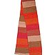 Scarf with color blocks, lincoln wool, 200 x 22 cm. Scarves. kukla-iz-lesa. My Livemaster. Фото №4