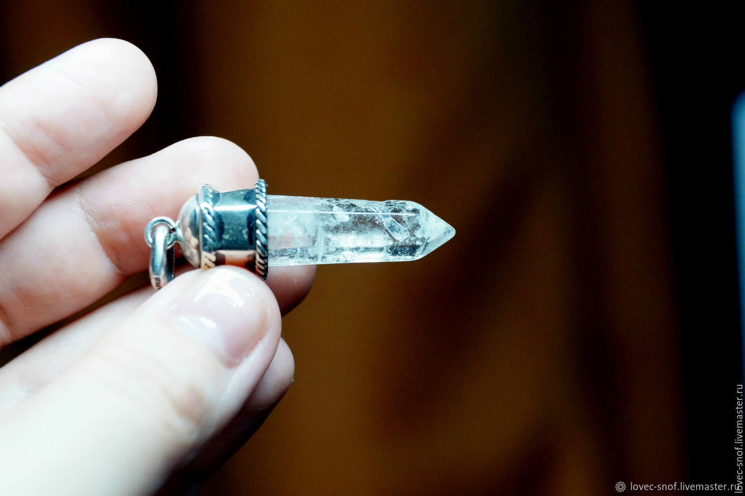 Горный Хрусталь (серебро 925) маятник-кристалл, подвеска в интернет ...