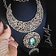 Necklace triple moon, triple moon with labradorite 'Hecate', Necklace, St. Petersburg,  Фото №1