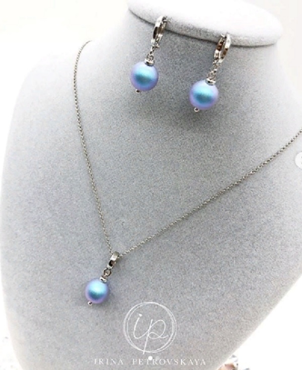 Жемчуг Swarovski
Фурнитура Южная Корея
