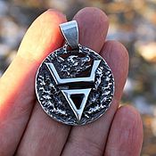 Украшения handmade. Livemaster - original item Pendant amulet Veles Bear silver 925. Handmade.