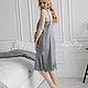 Nightgown made of tencel gray color. Combination. Delicate Clothing Store (Daria). My Livemaster. Фото №4