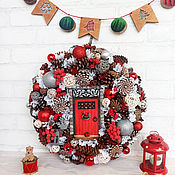 Цветы и флористика handmade. Livemaster - original item FINISHED Christmas wreath 