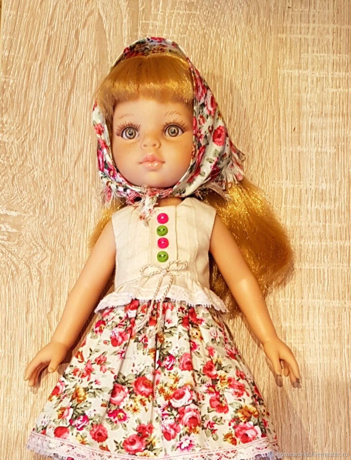 Наряд с платочком для Паола Рейна Paola Reina, Одежда для кукол, Москва,  Фото №1