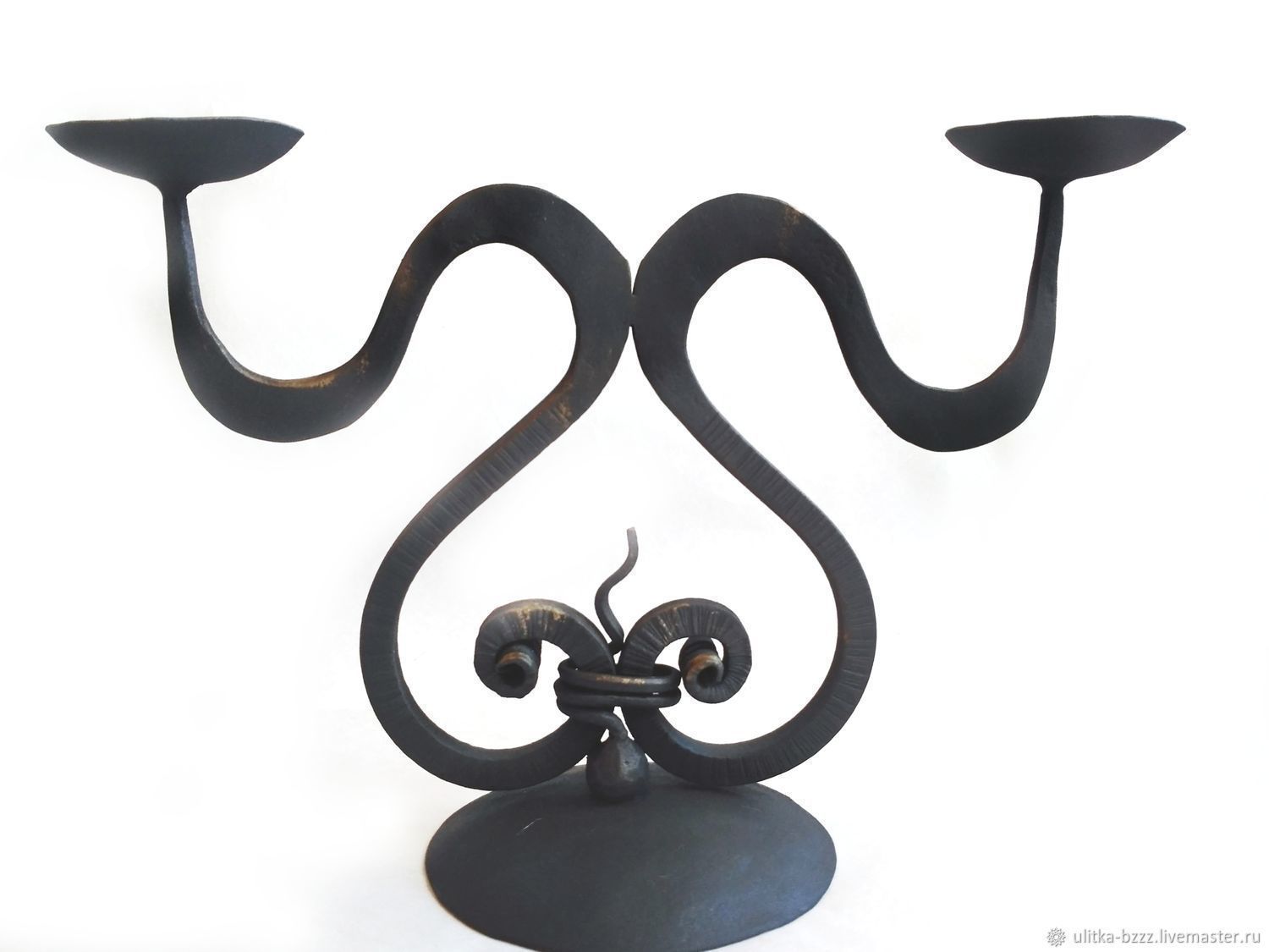 Large Wrought Iron Candle Holder The Dark Ages Online On Candleholders Handmade Livemaster Large Wrought Iron Candle Holder The Dark