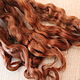Hair for dolls is natural. ( Cinnamon) Curls curls for dolls, Doll hair, Kamyshin,  Фото №1
